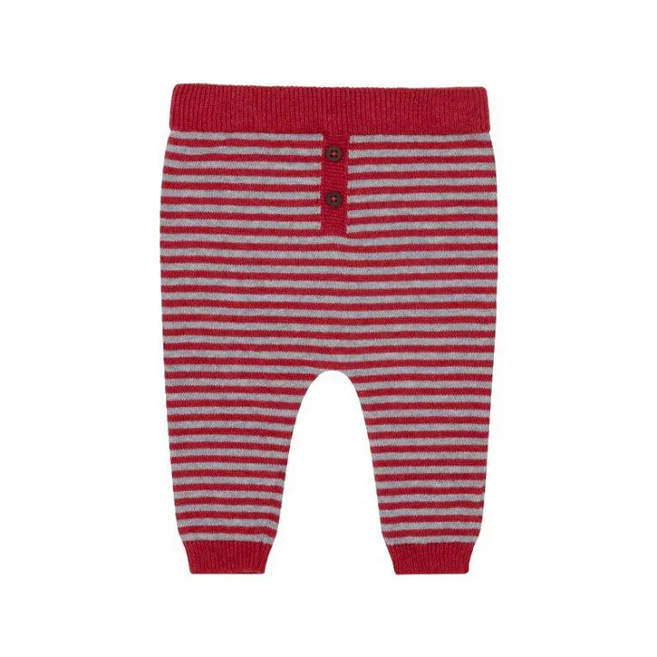 Puri Pant Ringel Biobaumwolle mit Leinen