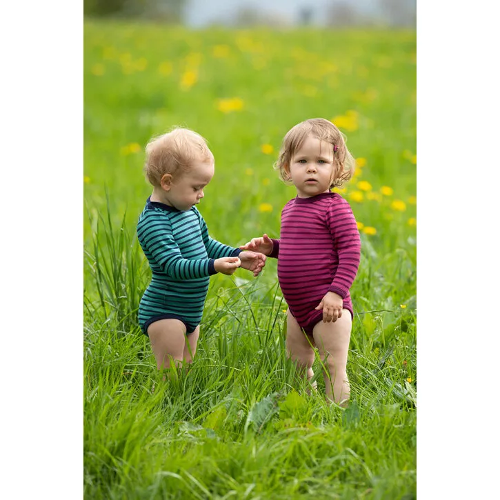 Engel Body, langarm, Wolle/Seide