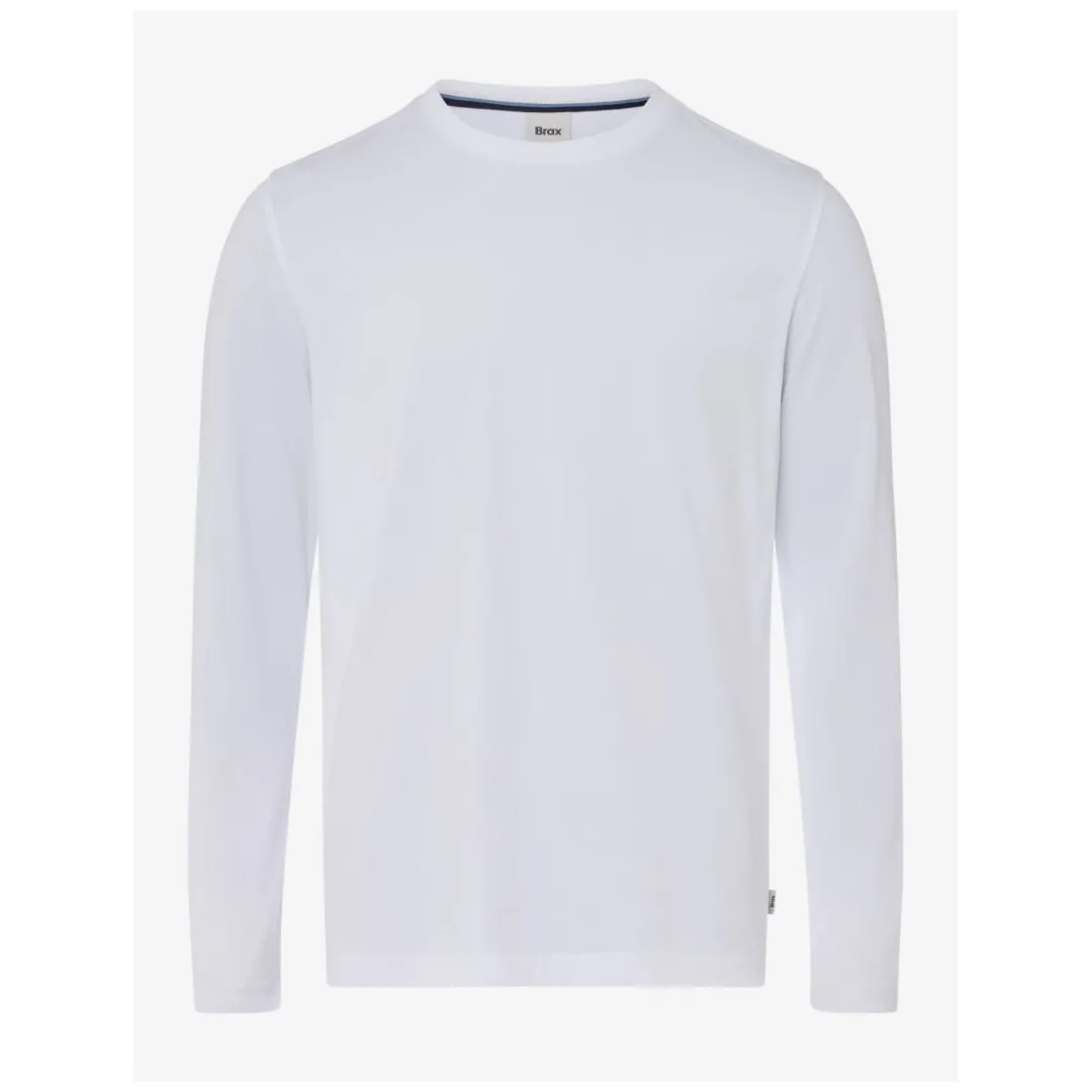 Brax Herren Langarmshirt Style Timon weiß 274418 70819200 99 white