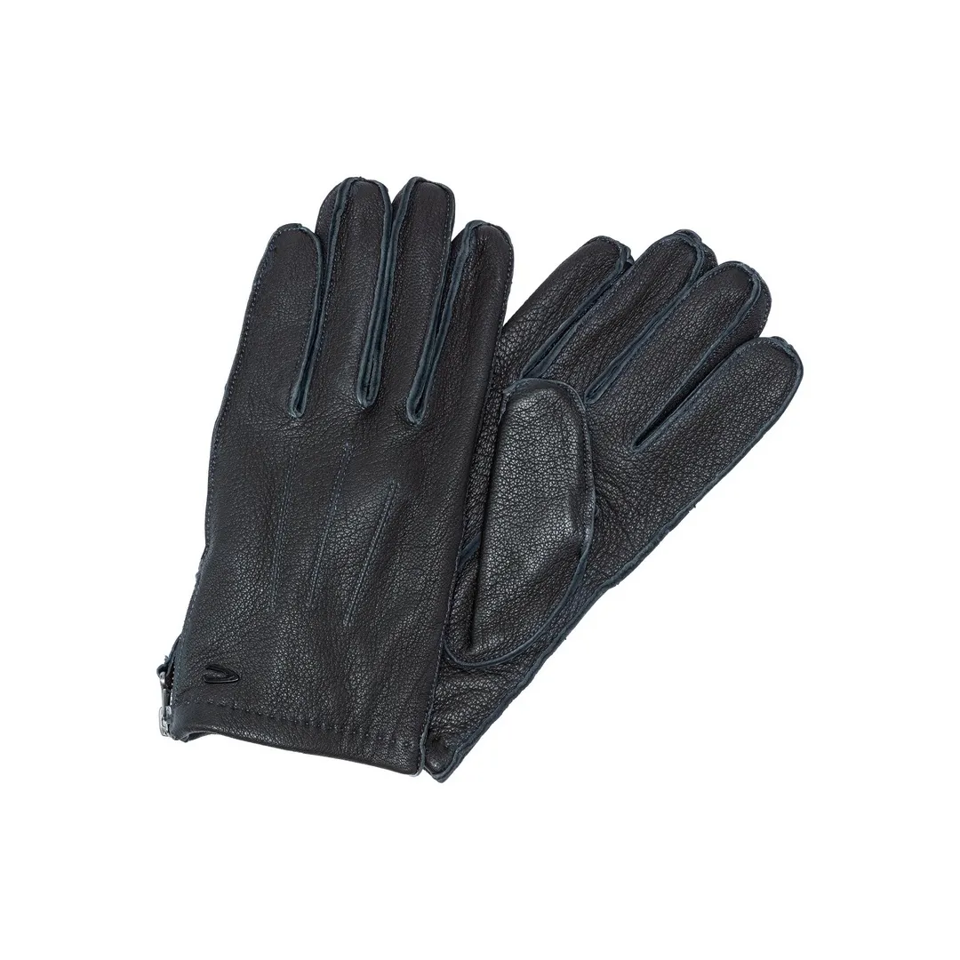 Camel active Herren Leder Handschuhe schwarz 6G28408280 96 beluga