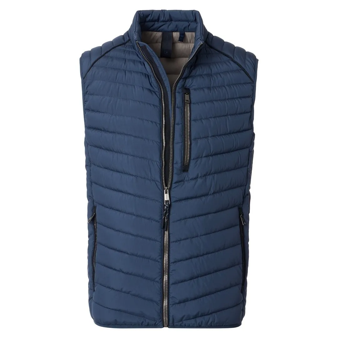 Casamoda Herren Weste Steppweste Regular Fit blau 554474100 178
