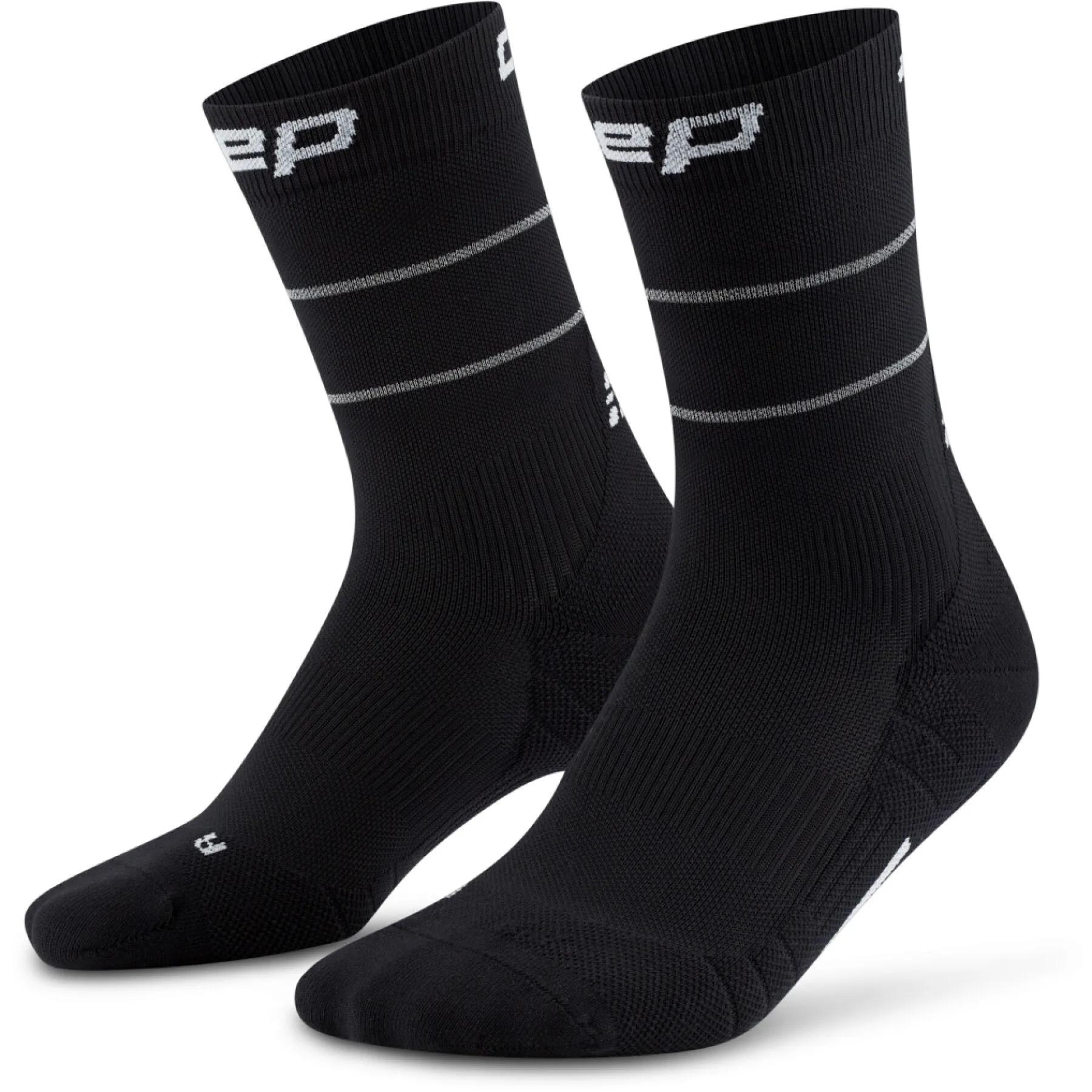 Kompressionsstrümpfe CEP Compression Pro Reflective 2.0 Mid Cut