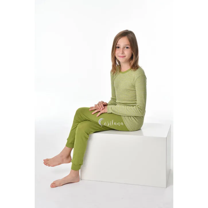 Cosilana Kinder Unterhose lang Wolle/Seide