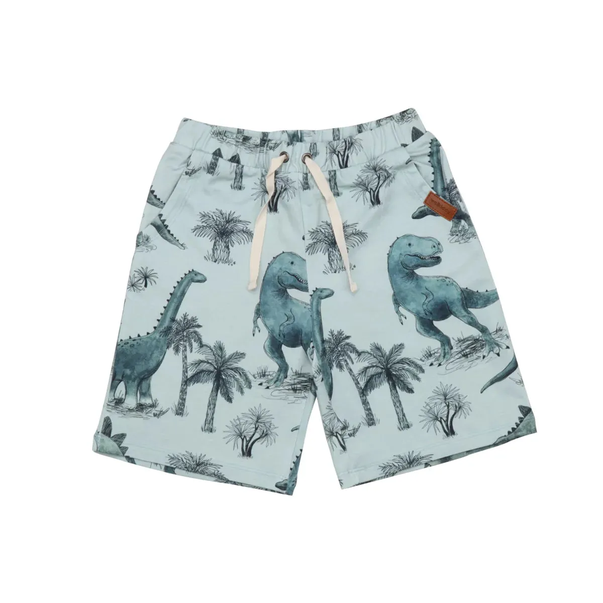 Walkiddy Shorts Dinosaurierland mintgrün