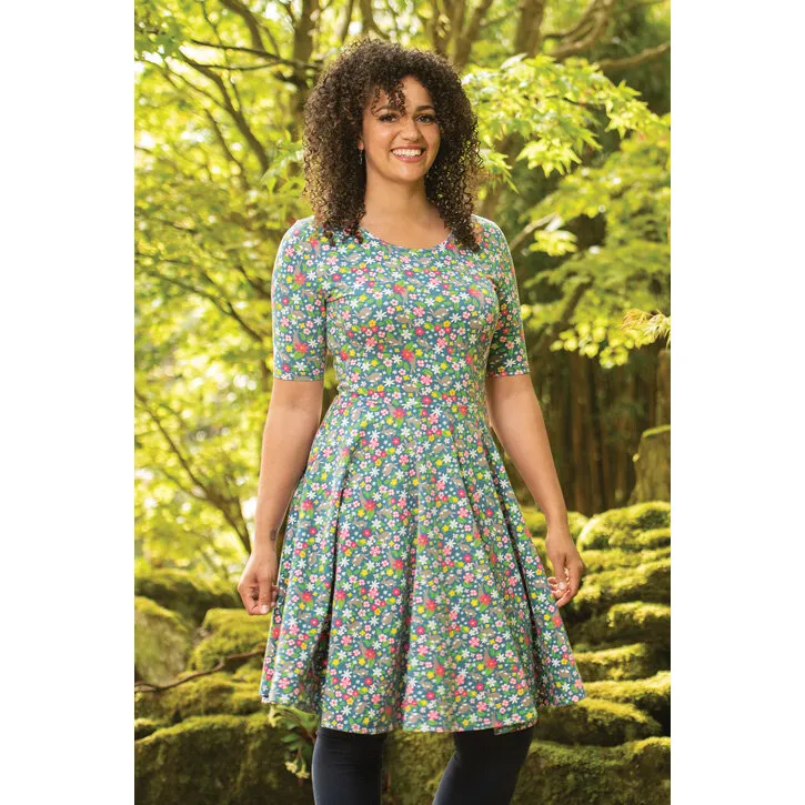 Frugi Grown Up Skater Kleid Rabbit Fields