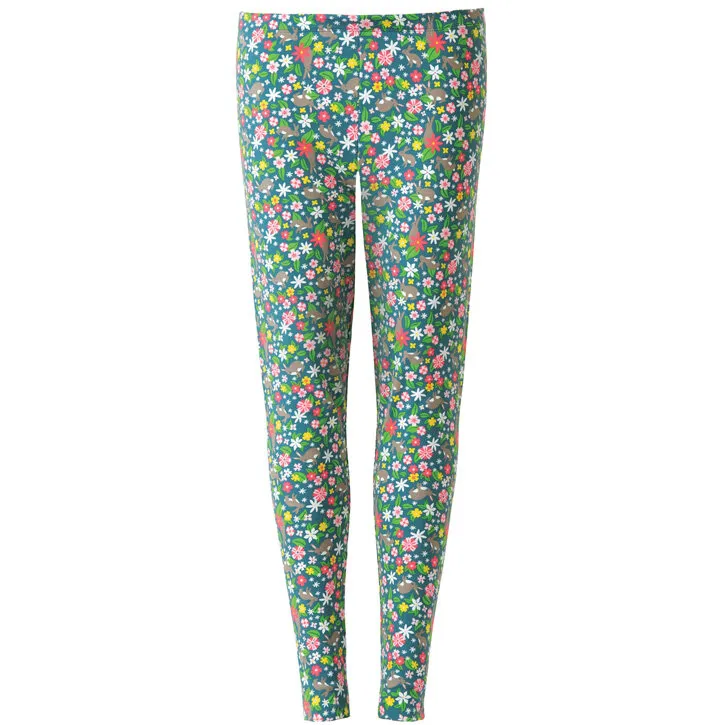 Frugi Grown Ups Libby Leggings Rabbit Fields