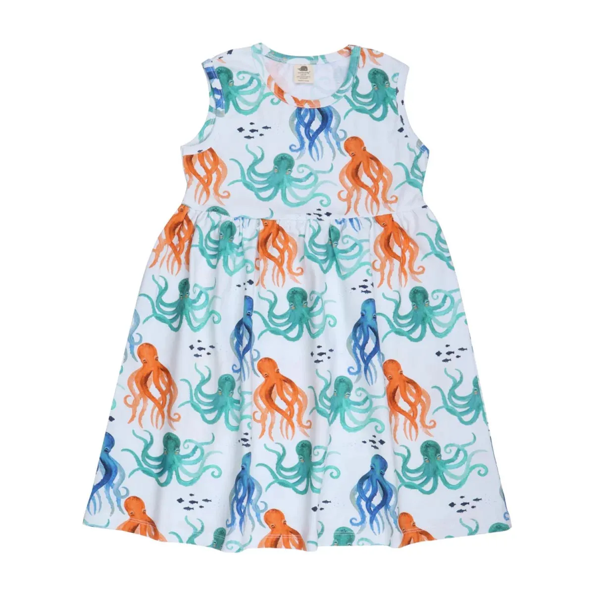 Walkiddy trägerloses Kleid funny Octopuses