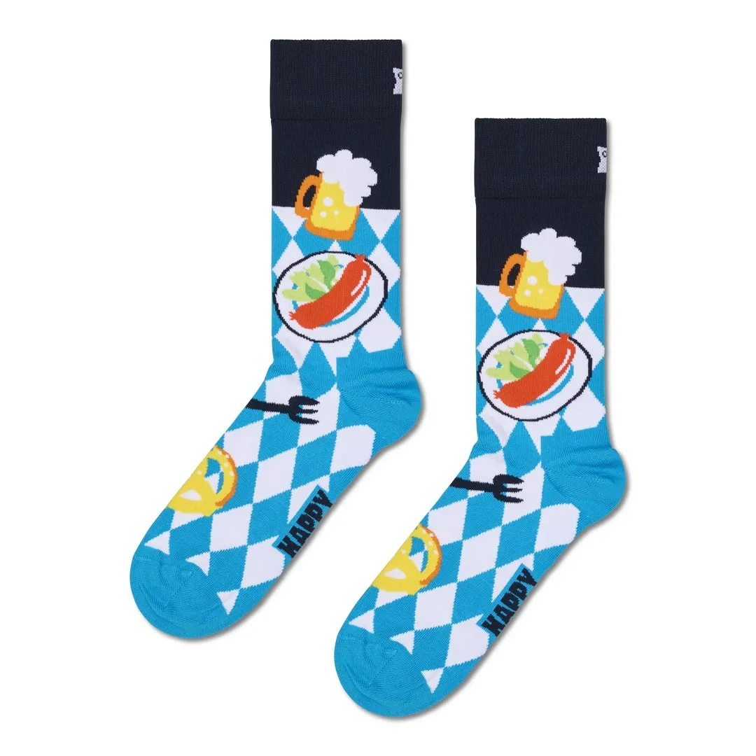 Happy Socks Socken Oktoberfest Print P004091 6300 blue