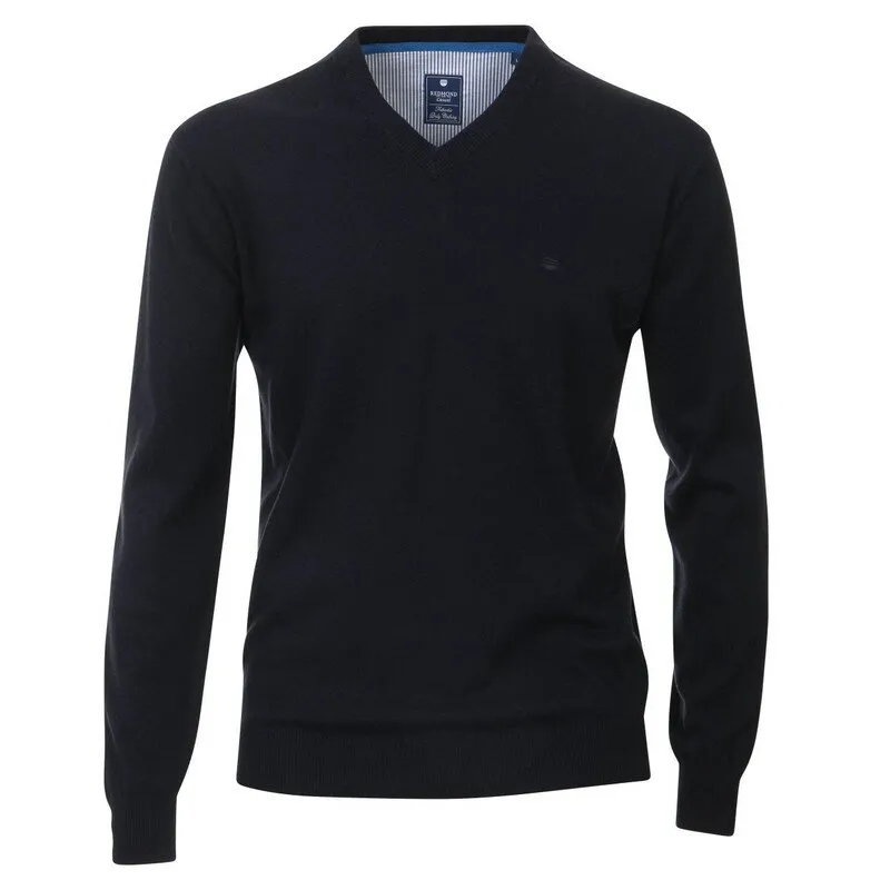Men's pullover, V-neck, brand REDMOND, pure cotton S
