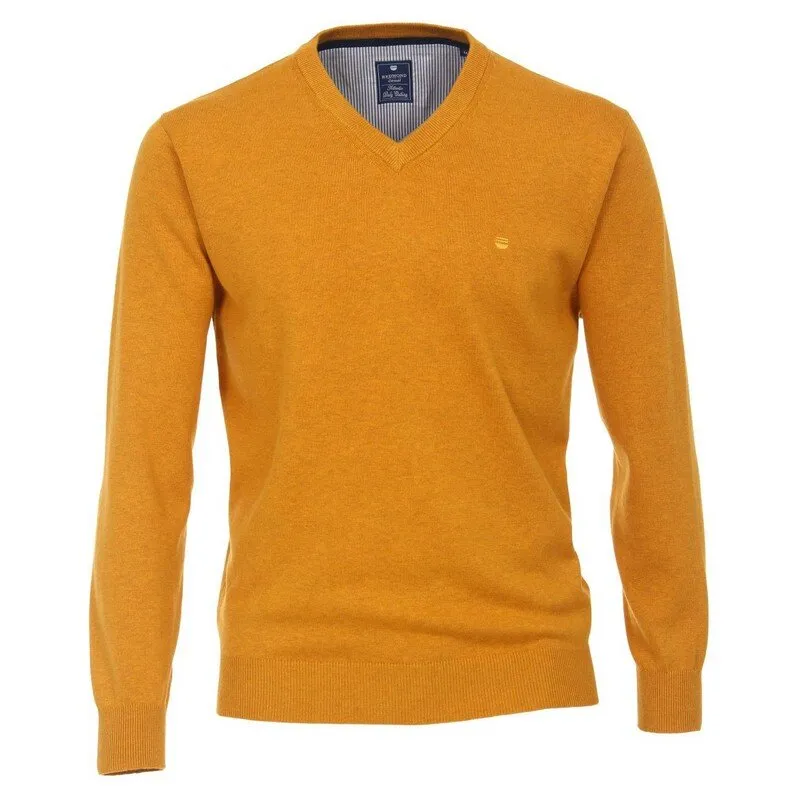 Men's pullover, V-neck, brand REDMOND, pure cotton
