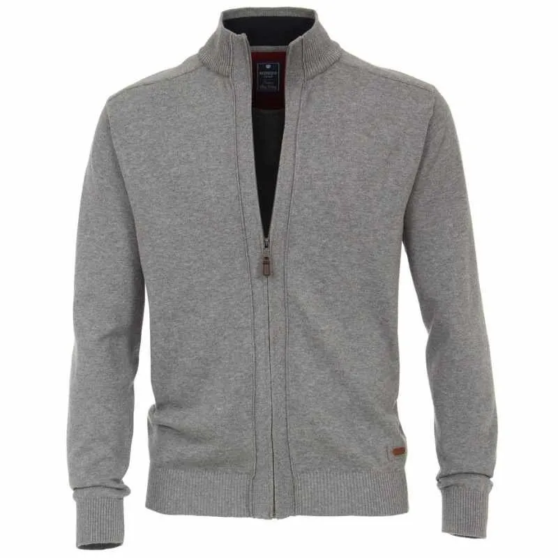 Men's cardigan, with a zipper, label REDMOND, 100% cotton XXL (56)