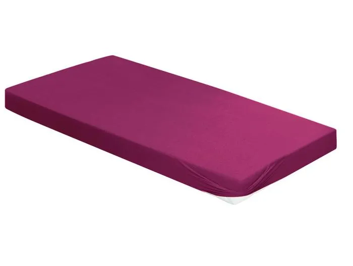 irisette Fein-Biber Spannbetttuch Merkur 0006 berry