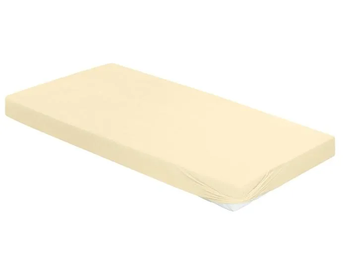 irisette Fein-Biber Spannbetttuch Merkur 0006 gelb