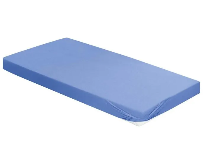 irisette Frottier-Stretch Spannbetttuch Orion 0009 d-blau
