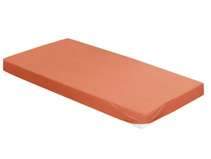 irisette Frottier-Stretch Spannbetttuch Orion 0009 kupfer