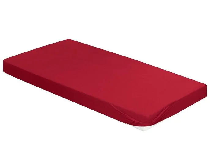 irisette Frottier-Stretch Spannbetttuch Orion 0009 mohn