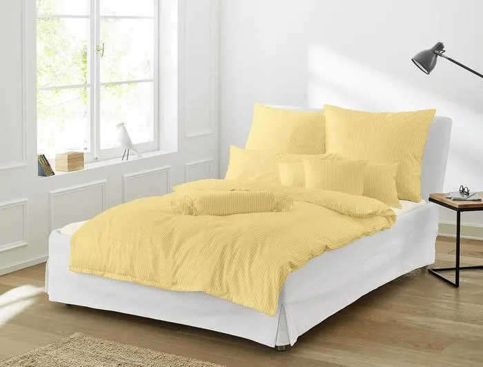 irisette Interlock-Jersey uni Bettwäsche Set uni Lumen 8129 honig
