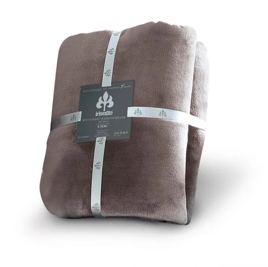 irisette Kuscheldecke uni Decken Relax 8900 grau