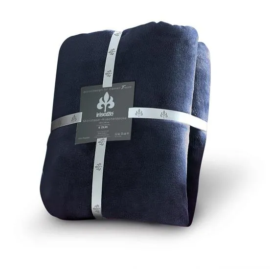 irisette Kuscheldecke uni Decken Relax 8900 marine