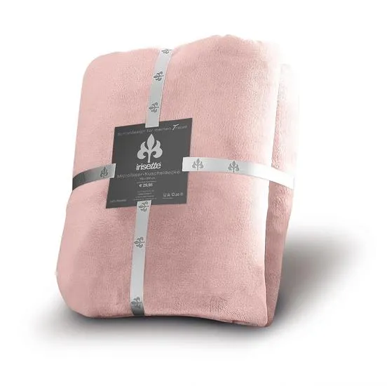 irisette Kuscheldecke uni Decken Relax 8900 rose