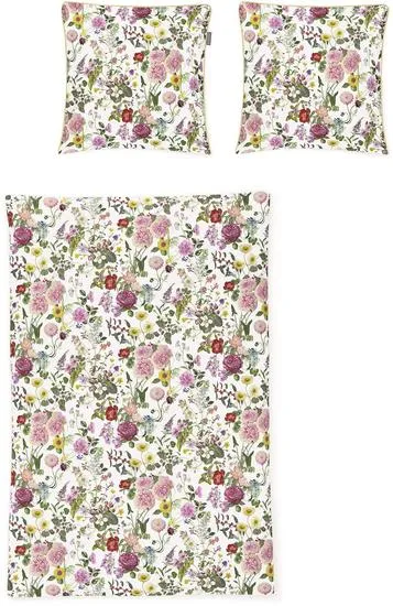 irisette Mako-Satin Bettwäsche Set Glamour 8885 weiß