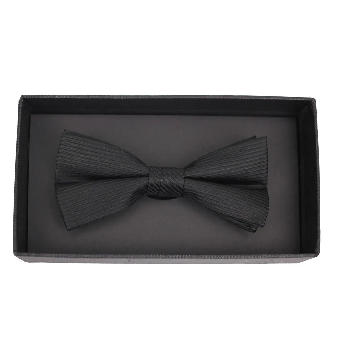 J.S. Fashion Herren Fliege Schleife schwarz gestreift 999 23768 F 29