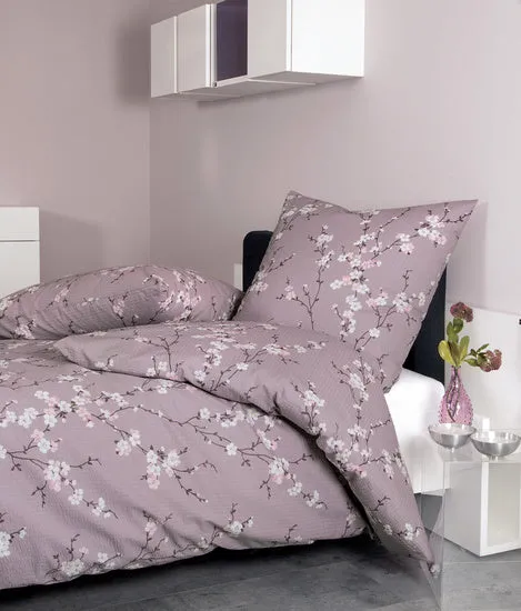 Janine Bettwäsche TANGO Mako-Soft-Seersucker rosenlila 20076-05