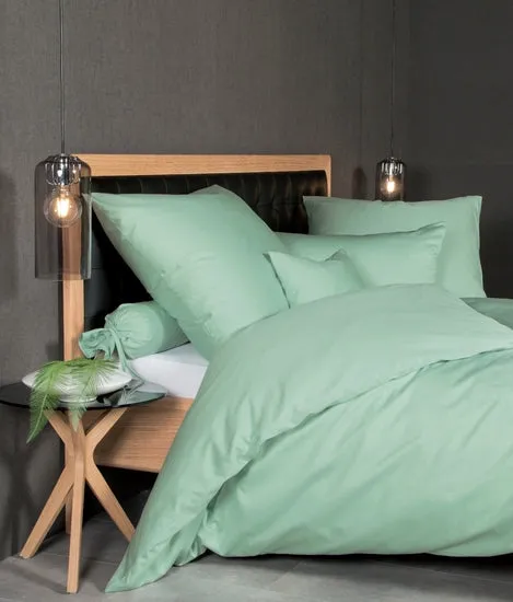 Janine Bettwäsche Colors Mako-Satin jadegrün 31001-16