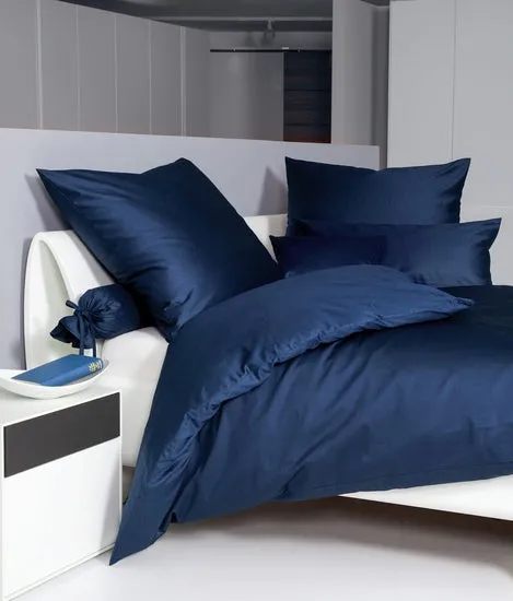 Janine Bettwäsche Colors Mako-Satin marine 31001-82