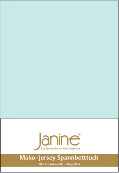 Janine Spannbetttuch MAKO-FEINJERSEY Mako-Feinjersey morgennebel 5007-22