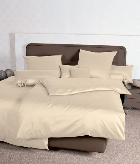 Janine Bettwäsche Colors Mako-Satin sand 31001-29
