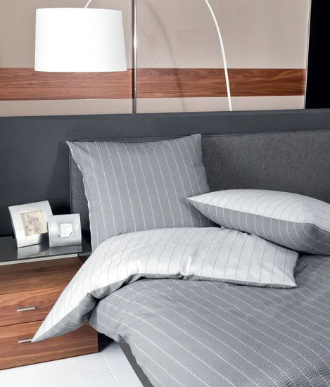 Janine Bettwäsche TANGO Mako-Soft-Seersucker silber 20020-08