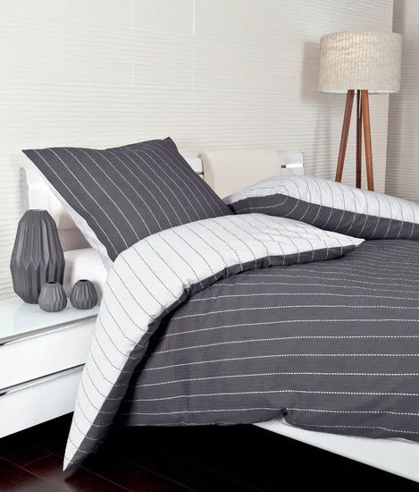 Janine Bettwäsche TANGO Mako-Soft-Seersucker titan 20020-78