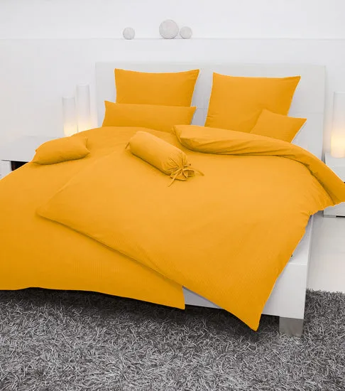 Janine Bettwäsche PIANO Mako-Soft-Seersucker sonne 0125-63