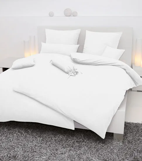 Janine Bettwäsche PIANO Mako-Soft-Seersucker weiß 0125-10