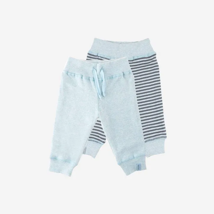 Lana Wendehose Jule 74/80 blue air 100 % kbA Baumwolle