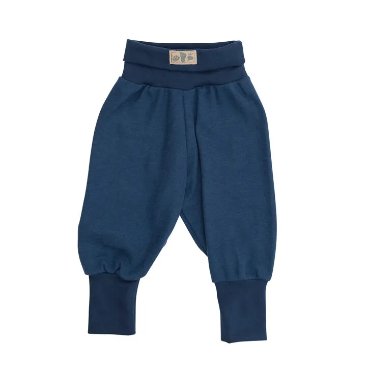 Lilano Kinder Nabelbundhose aus Wolle kbT/Seide uni