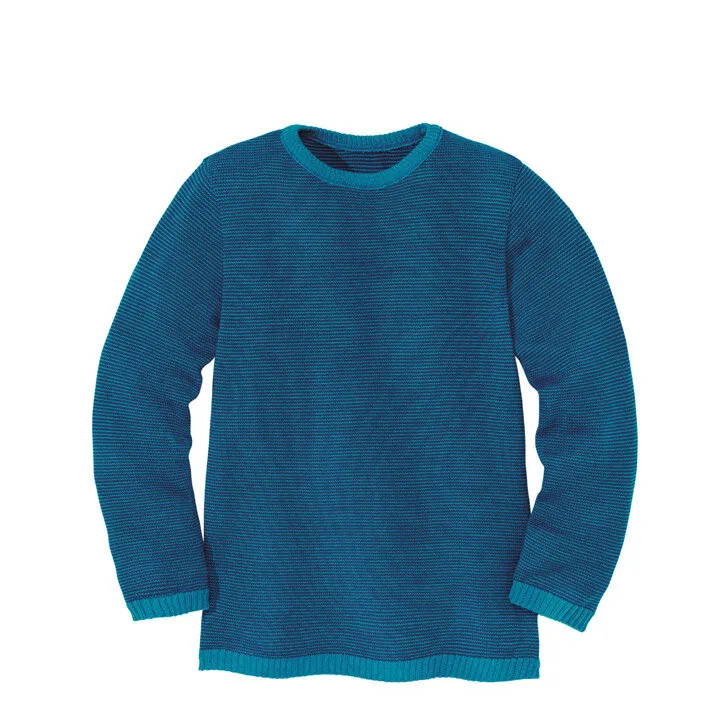 Disana Basic-Pullover Vorsaison aus Bio-Schurwolle kbT