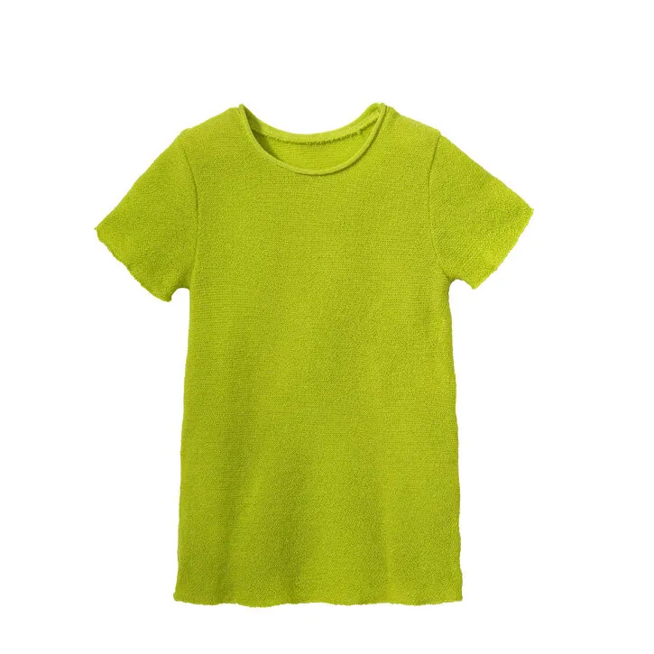 Disana Kurzarm-Pullover 74/80 apfelgrün 100% Bio-Schurwolle