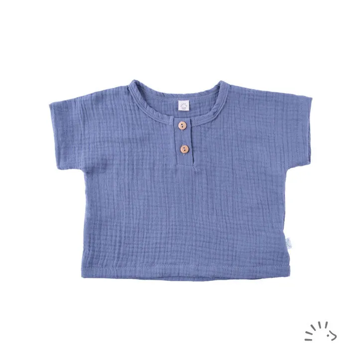 Iobio Momo Kinder Kurzarmshirt Musselin GOTS