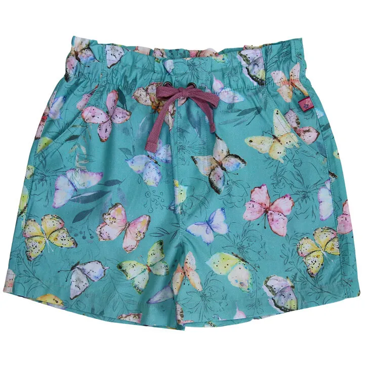 Enfant Terrible Webshorts Schmetterlinge jade-limone