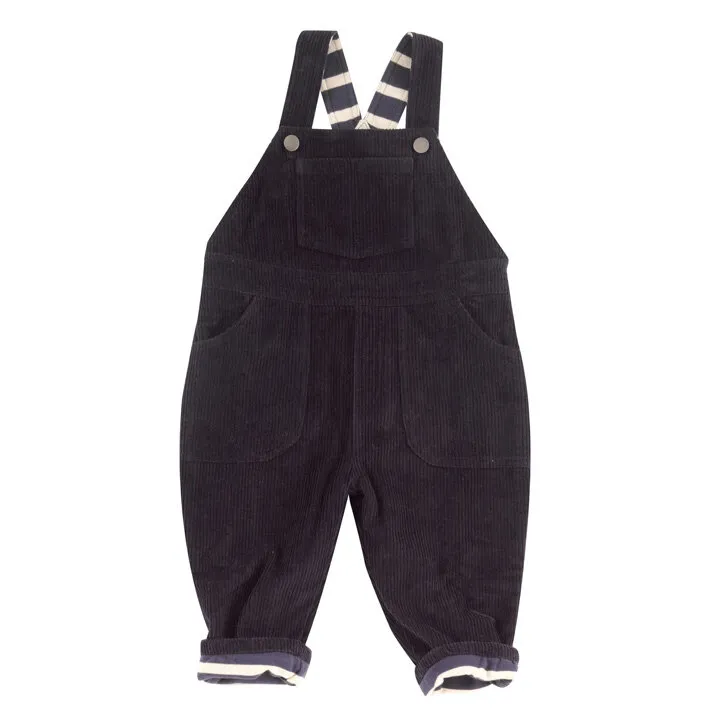 Pigeon gefütterte Latzhose navy 100% Bio-Baumwolle, GOTS-zertifiziert