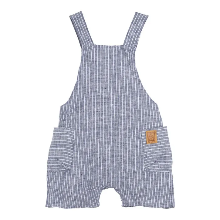 PurePure Mini-Latzhose marine