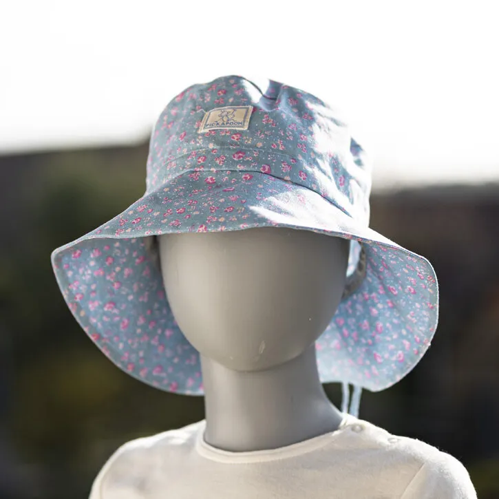 Pickapooh Cala BW kbA Blume blau Kinder Sonnenschutz Hut
