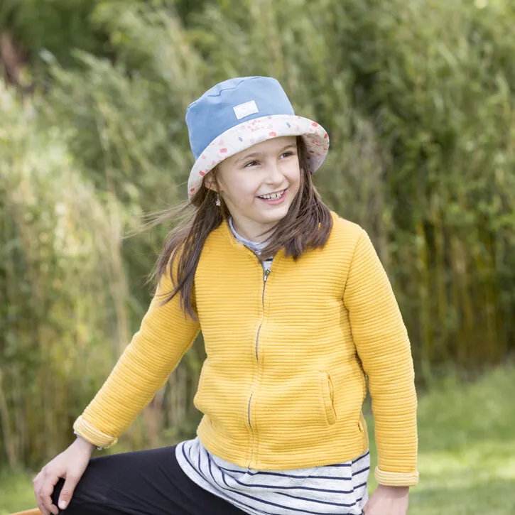 Pickapooh Fischerhut BW kbA jeans UV60/ BW kbA Märchenwiese