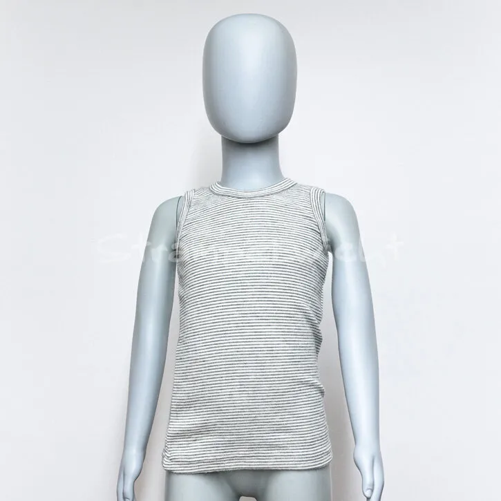 Lilano Kinder Achselhemd aus Wolle kbT/Seide ringel