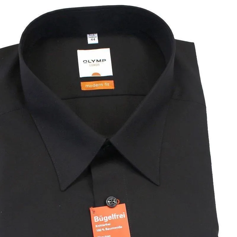 OLYMP LUXOR Men`s Shirt MODERN FIT uni long sleeve 45 (XXL)