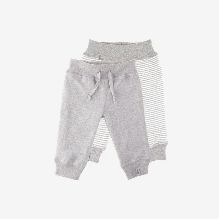 Lana Wendehose Jule 74/80 graumelange 100 % kbA Baumwolle