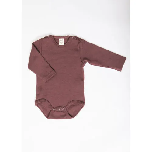 Lilano Body mit Schulterverschluss beere 50 aus Wolle kbT/ Seide