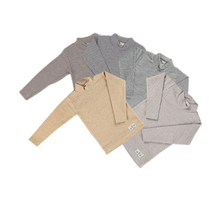 Lilano Shirt mit Stehkragen 86 beere ringel